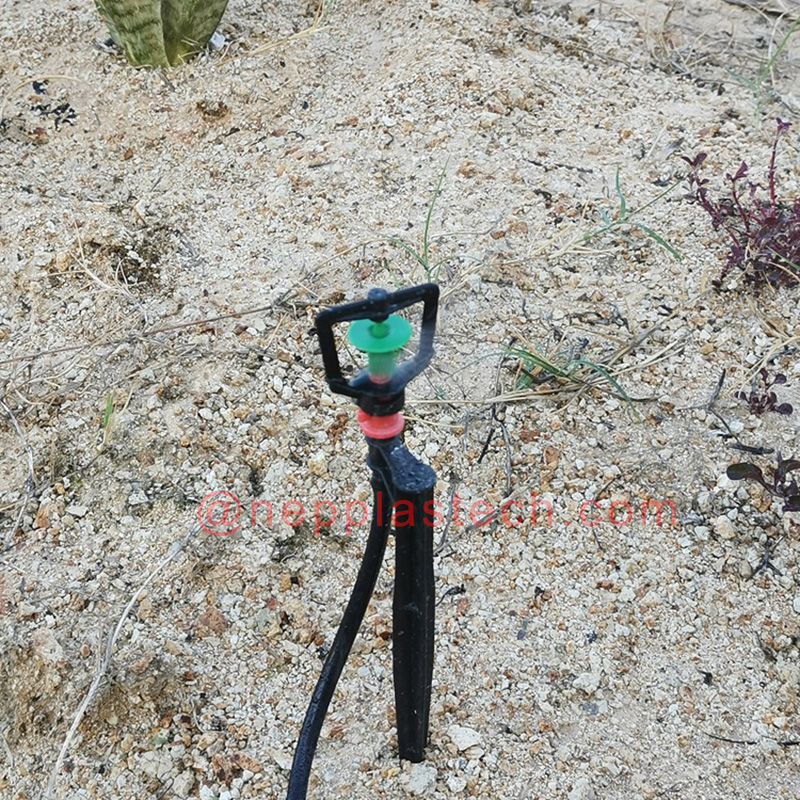 solar irrigation system accessories 15mm to 60mm black micro sprinkler jet stakes