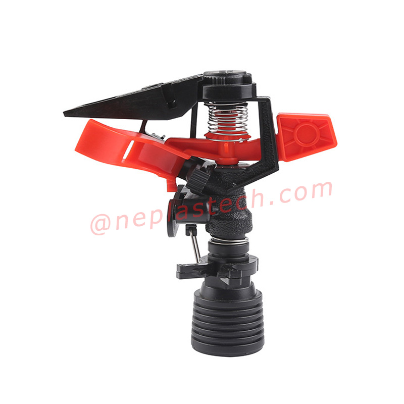 distance adjustable and spray angle controllable Plastic Garden lawn farmland impulse Sprinklers